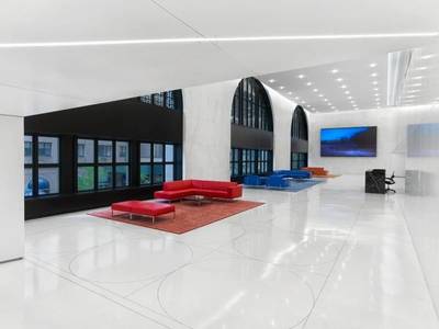 SONY集團訂制的辦公室裝修設(shè)計效果圖(實景)